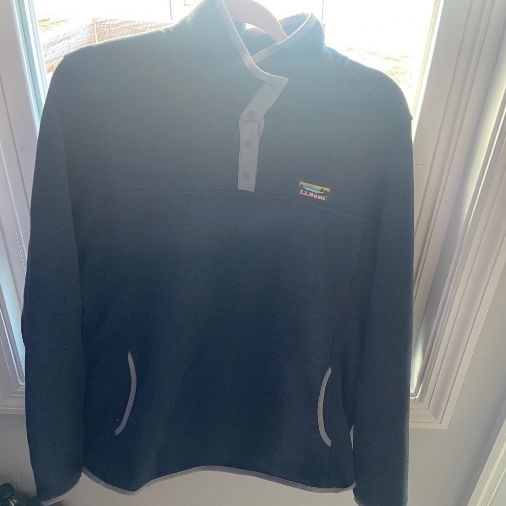 EUC LL Bean Sweater Fleece Pullover